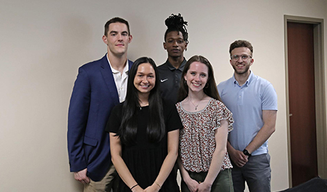 Curtis Denison, Abigail Sindoni, Ryan Hudson, Magdalene Ramich, Dylan Baker