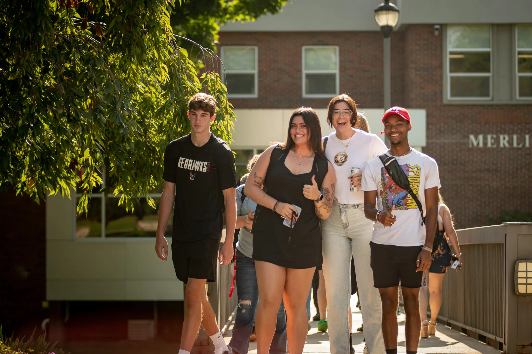 Students Have A Good Time On Campus