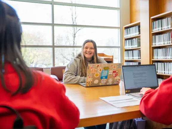 A Group Of Students On Computers