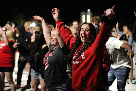 Students Celebrating