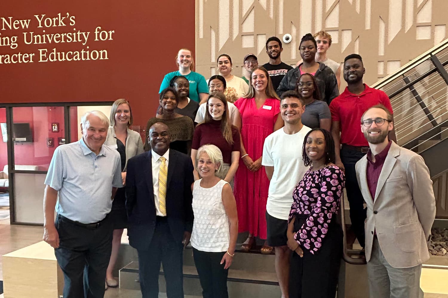 Tom Golisano Visit With Students