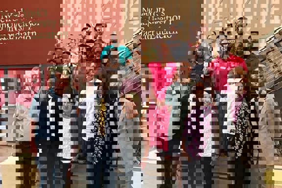 Tom Golisano Visit With Students