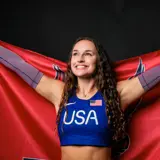 Brynn King representing America at the Paris Olympics
