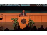 President Hayles addresses chapel