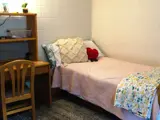 An example of a student bedroom